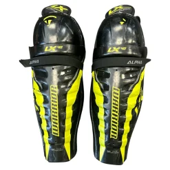 Used Warrior LX 40 Senior Shin Guards Black 16"