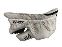 Used Warrior RGT PRO Senior Goalie Blocker White