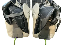 Used Warrior RIGUAL GT SR Goalie Leg Pads Senior White 37
