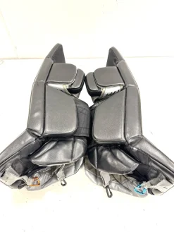 Used Warrior RITUAL G4 Goalie Leg Pads Junior Black 28"