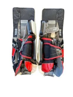Used Warrior RITUAL G4 Goalie Leg Pads Inter White 32