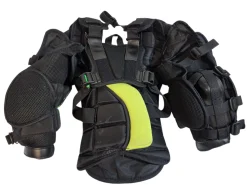 Used Warrior R/X4E Junior Chest Protector Size L/XL