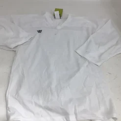 Used Warrior SR SMALL PRACTICE JERSEY Hockey Practice Jersey White SM