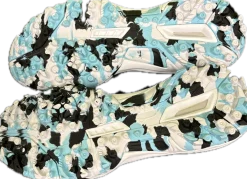 Used WAVE LYNX FH Cleats Black And Carolina Blue Senior 7