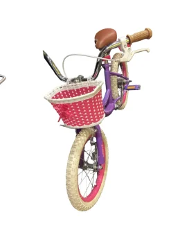 Used WEIZE GIRLS W/BASKET Cruiser Bike Girls White 16"