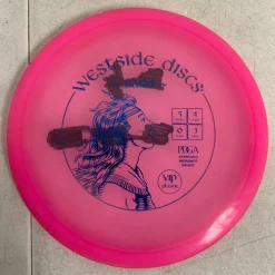 Used Westside VIP BARD Disc Golf Mid Range Pink 173g
