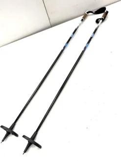 Used Whitewoods CROSS TRAIL Mens XC Ski Poles Black 130 cm / 52 in