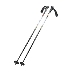 Used Whitewoods ICE POLES 120CM/48IN Mens DH Ski Pole Black 120 cm / 48 in