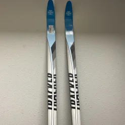Used Whitewoods TRACKER Mens XC Ski/Binding Royal Blue And Chrome 205 cm