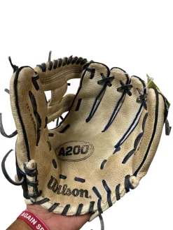 Used Wilson A200 BB/SB Glove T-ball Tan 11