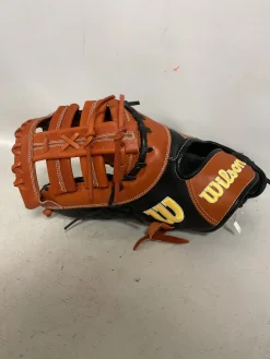 Used Wilson A2000 PRO-STOCK SC1620 BB/SB First Base LH Throw Brown And Black 12 1/2"
