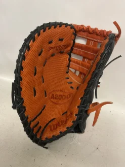 Used Wilson A2000 PRO-STOCK SC1620 BB/SB First Base LH Throw Brown And Black 12 1/2