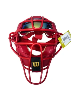 Used Wilson A3007 Umpire Mask Red