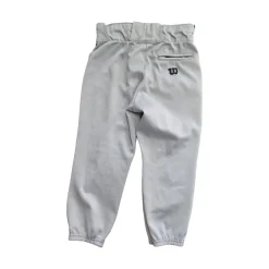 Used Wilson BB PANTS YOUTH MD BB/SB Pant Boys Grey MD