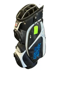 Used Wilson CAROLINA PANTHERS Mens Cart Bag Black