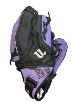 Used Wilson CAT BB/SB Glove RH Throw Purple 11"