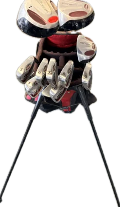 Used Wilson DEEP RED Mens Complete Set RH 12 Piece