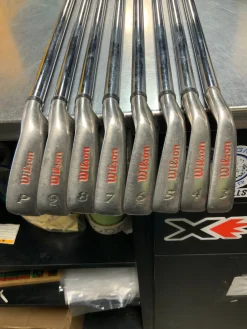 Used Wilson FAT SHAFT Mens Iron Set RH 3I-PW