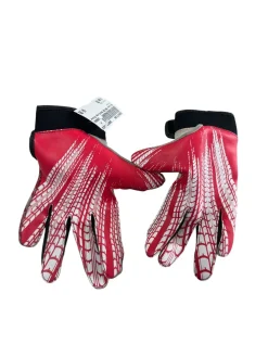 Used Wilson Football Gloves Red SM