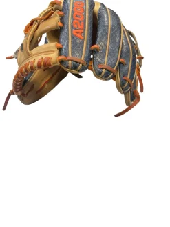 Used Wilson JA27 GM PRO STOCK BB/SB Glove RH Throw Navy Blue 11 1/2"