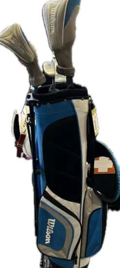 Used Wilson K28 Jr Package Set RH Navy Blue 6 Piece