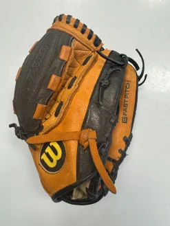 Used Wilson PRO FP 450 BB/SB Glove RH Throw Brown 11"