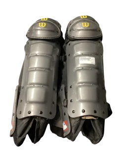 Used Wilson SHIN GUARDS Umpire Leg Guards