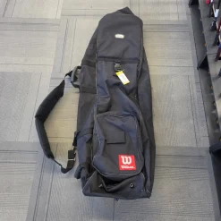 Used Wilson TRAVEL BAG WHEELED Travel Bag Black