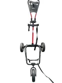 Used Wilson TRIO Golf Cart Black And Red 3 Wheel