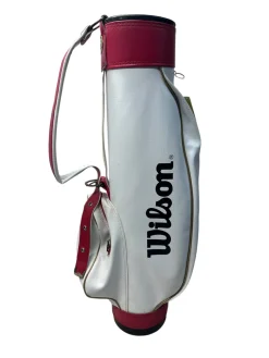 Used Wilson VINTAGE Teen Stand Bag White