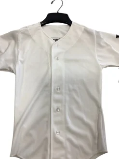 Used Wilson WHITE PRACTICE JERSEY BB/SB Jersey White SM