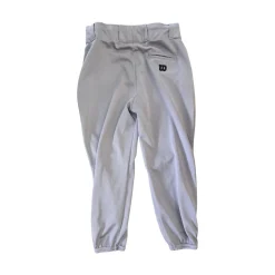 Used Wilson YOUTH BASEBALL PANTS BB/SB Pant Boys Grey LG