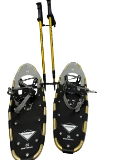 Used Winterial Highland Snowshoes 30" w/ Poles and Bag
