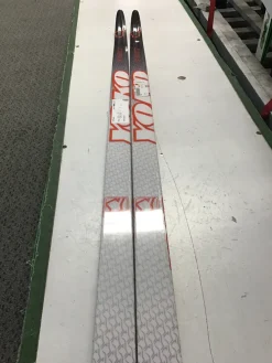 Used YOKO Boys XC Skis Only Red