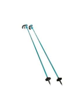 Used ZIPLINE SKI POLES Womens DH Ski Pole Teal 130 cm / 52 in