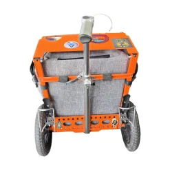 Used ZUCA ALL-TERRAIN DISC GOLF CART WITH BAG Disc Golf Bag Orange
