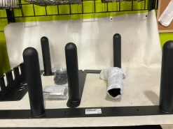 Wall mounted weight holder